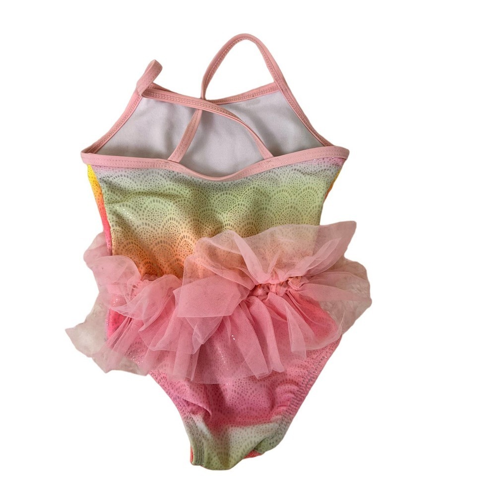 OP & Wonder Nation Girls 3T Baby girl Bundle One Piece bathing suits x2 0294 - Picture 6 of 7